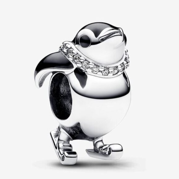 PANDORA Skiing Penguin Charm - Picture 2 of 8